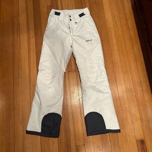 Arctix White and Gray Snow Pants